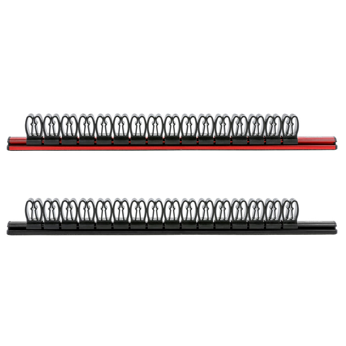 ARES 62062 - Juego de portaherramientas manuales de 2 piezas, de 16,5 pulgadas, en rojo y negro