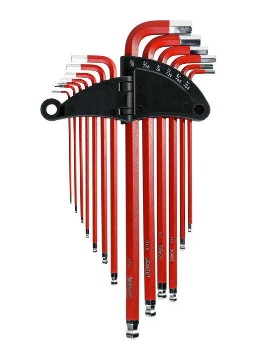 ARES 70164 - 13-Piece SAE Non-Slip Hex Key Set