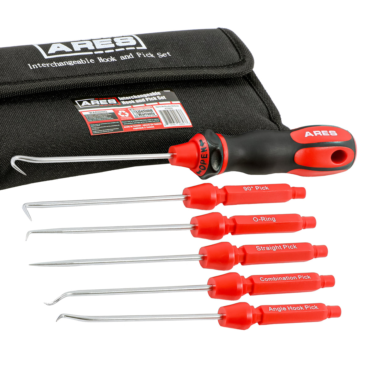 ARES 70255 - Interchangeable Hook and Pick Set — ARES Tool, MJD