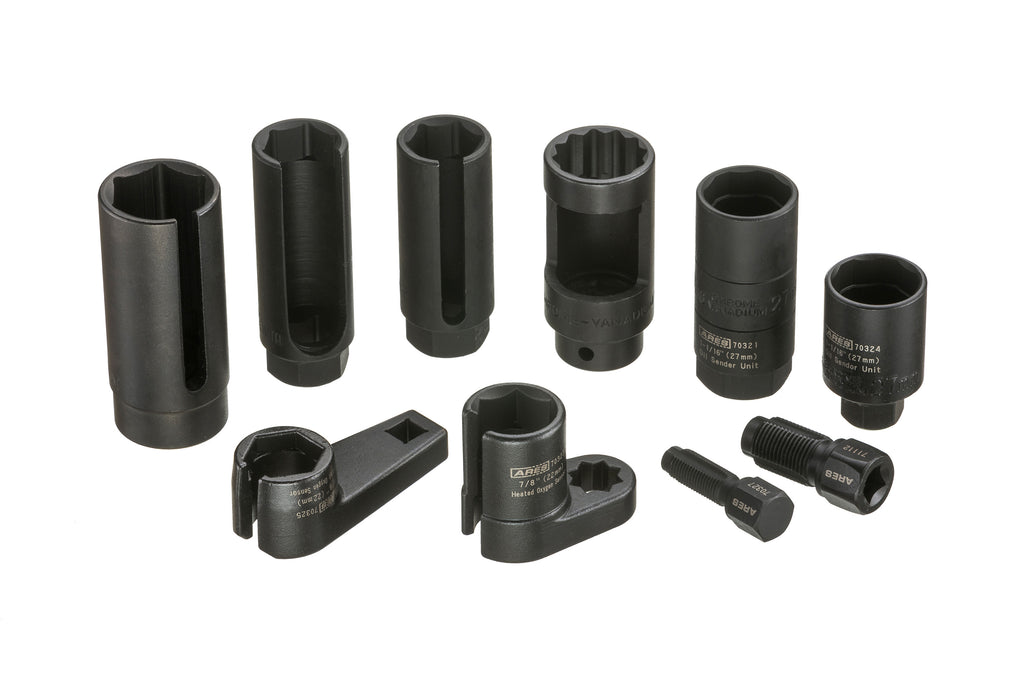 ARES 70318 - 10-Piece Oxygen Sensor Socket Set — ARES Tool, MJD ...