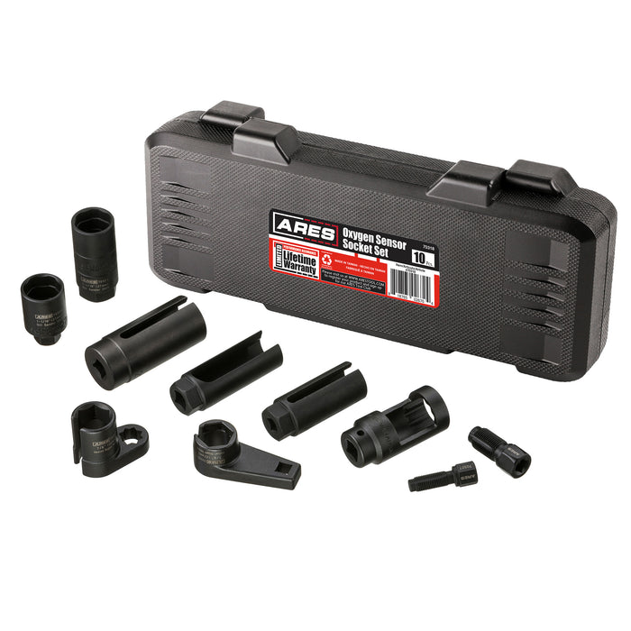 ARES 70318 - 10-Piece Oxygen Sensor Socket Set — ARES Tool, MJD ...