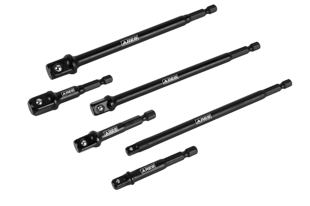 ARES 70382 - 6-Piece 3-Inch and 6-Inch Impact Grade Socket Adapter Set
