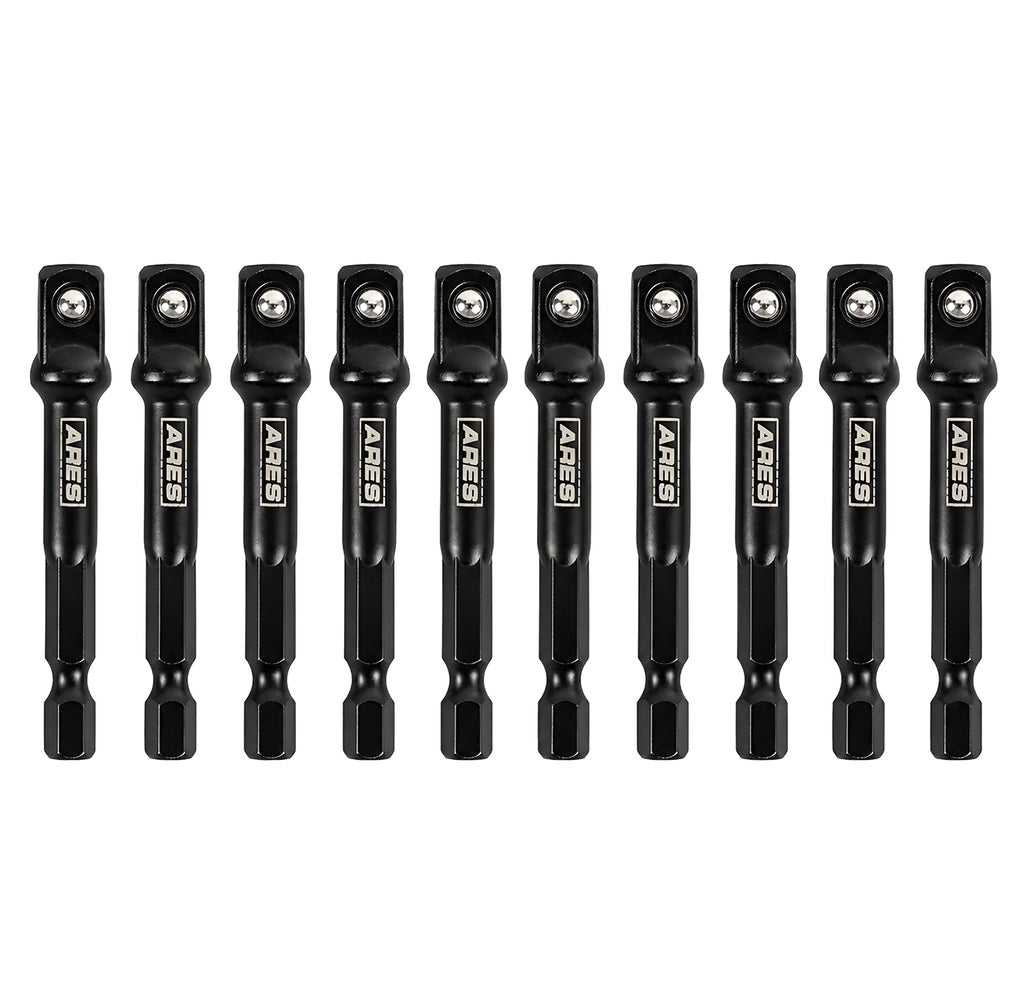 ARES 70387 - 10-Piece 3/8-Inch Drive 3-Inch Impact Grade Socket