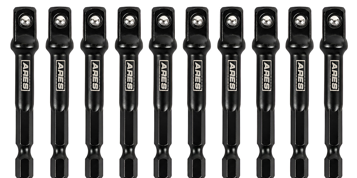 ARES 70387 - 10-Piece 3/8-Inch Drive 3-Inch Impact Grade Socket