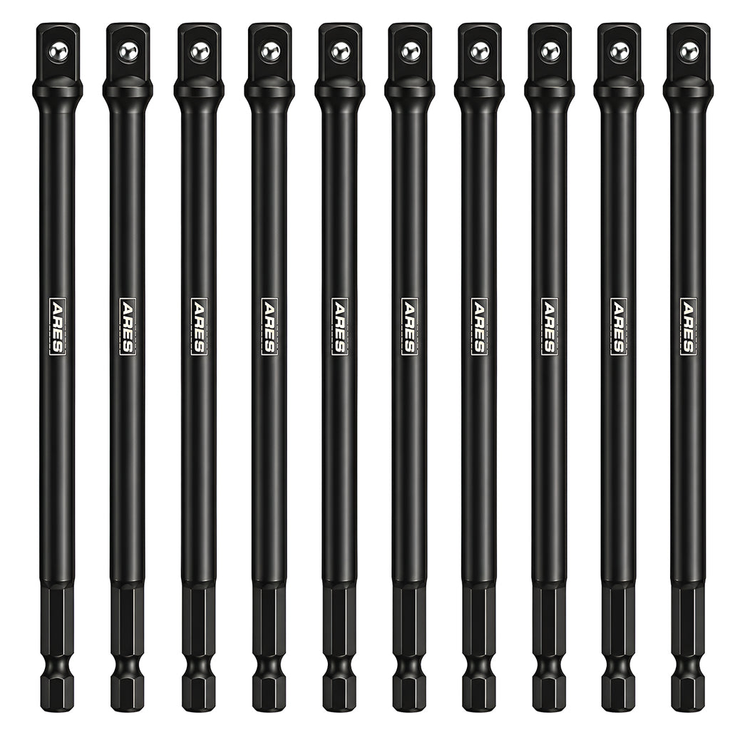 ARES 70388 - 10-Piece 3/8-Inch Drive 6-Inch Impact Grade Socket