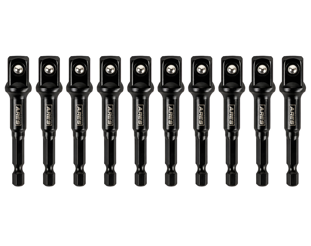 ARES 70390 - 10-Piece 1/2-Inch Drive 3-Inch Impact Grade Socket