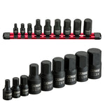 9-Piece SAE Impact Hex Driver Set