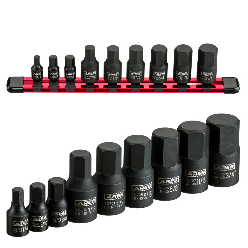9-Piece SAE Impact Hex Driver Set