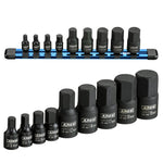9-Piece Metric Impact Hex Driver Set