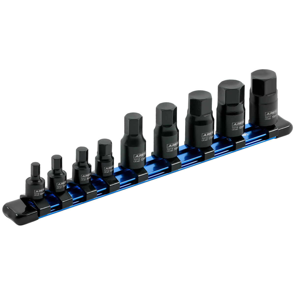 ARES 70497 - 9-Piece Metric Impact Hex Driver Set — ARES Tool, MJD