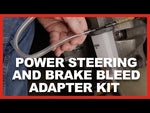 Power Steering and Brake Bleed Adapter Kit