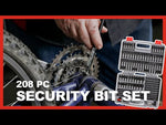 208-Piece Impact Security Bit Set