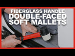3-Piece Fiberglass Handle Double Faced Soft Mallet Set