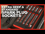 5-Piece Extra Deep Spark Plug Socket Set