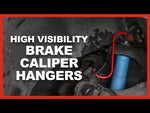 4-Piece Orange Brake Caliper Hanger Set
