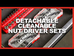 7-Piece Master SAE Detachable Cleanable Nut Driver Set