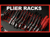 2-Piece Black 10 Slot Plier Rack Set