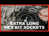 SAE Extra Long Hex Bit Socket Set
