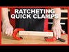 2-Piece 5-Inch Ratcheting Quick Clamp Set