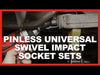 10-Piece SAE Pinless Universal Swivel Impact Socket Set