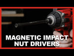 3-Piece 7/16-Inch Magnetic Impact 6-Inch Nut Driver Bit Set