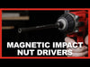 3-Piece 1/4-Inch Magnetic Impact 1 3/4-Inch Nut Driver Bit Set