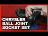 3-Piece Chrysler Ball Joint Socket Set