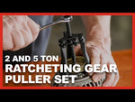 Master Ratcheting Gear Puller Set
