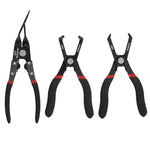 3-Piece Push Pin and Trim Clip Removal Pliers Set