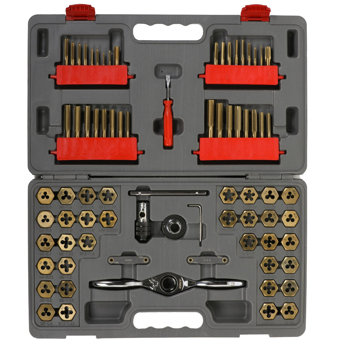 ARES 10079 - 76-Piece Master Ratcheting Tap and Die Set — ARES