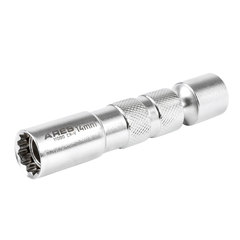 14mm Thin Wall Magnetic Swivel Spark Plug Socket