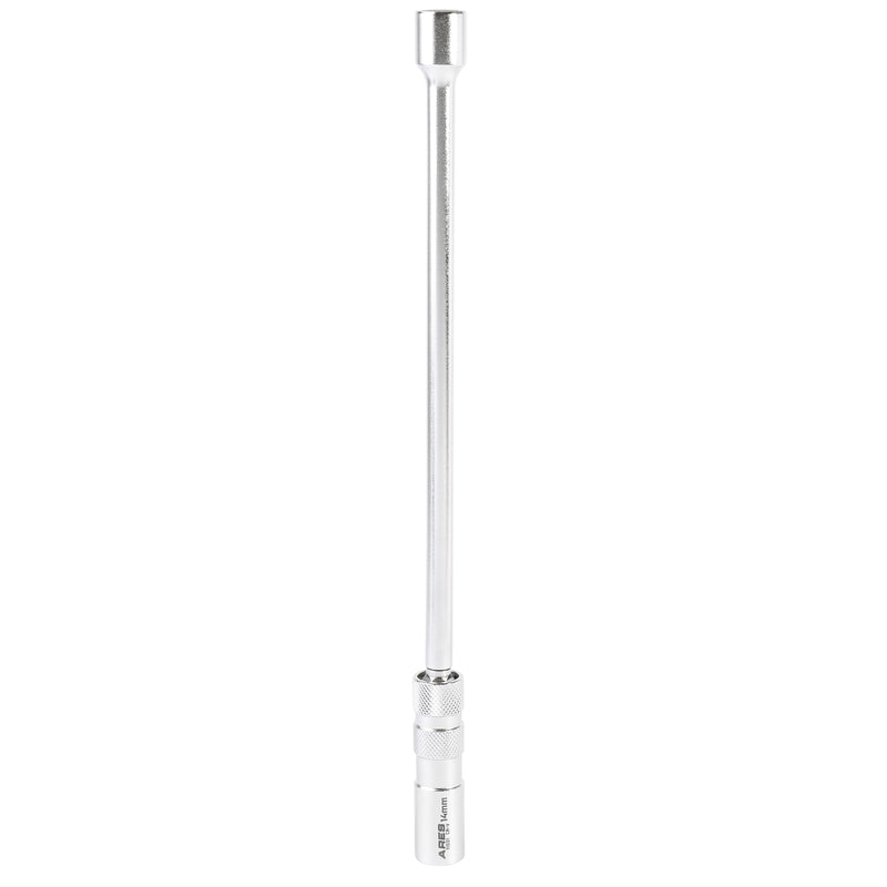 14mm Thin Wall Magnetic Swivel Spark Plug Socket with 12-inch Extension