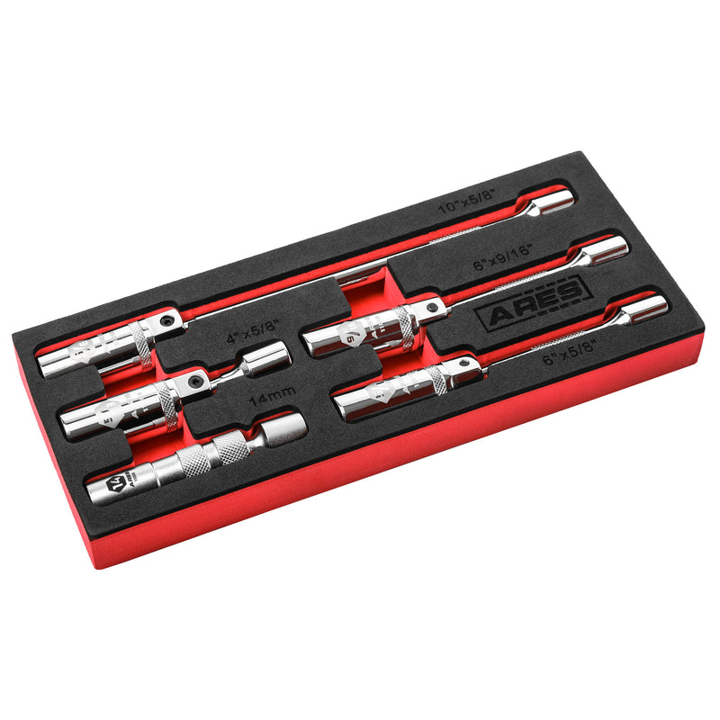 5-Piece Magnetic Swivel Spark Plug Socket Set