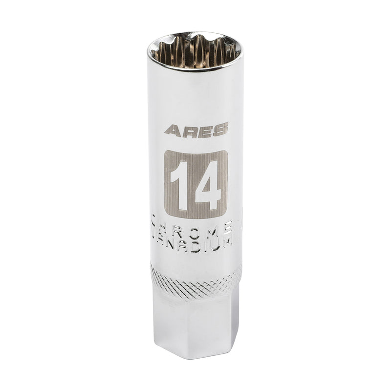 14mm 3/8-inch Drive Thin Wall Magnetic Spark Plug Socket