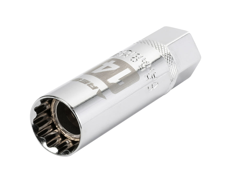 ARES 11017 - 14mm 3/8-inch Drive Thin Wall Magnetic Spark Plug Socket