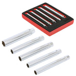5-Piece Extra Deep Magnetic Spark Plug Socket Set
