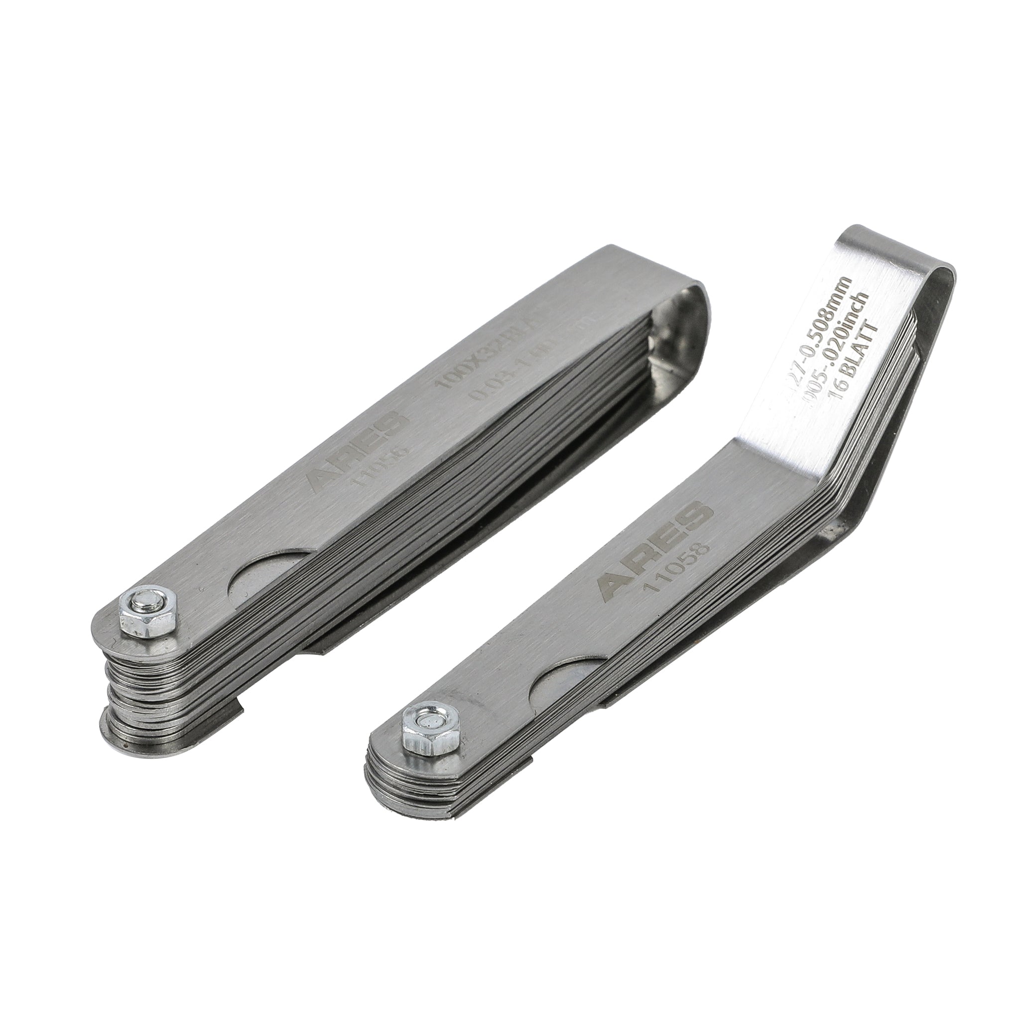 2-Piece Tapered Feeler Gauge and Offset Feeler Gauge Set – ARES Tool ...