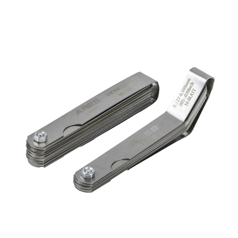 2-Piece Straight Feeler Gauge & Offset Feeler Gauge Set