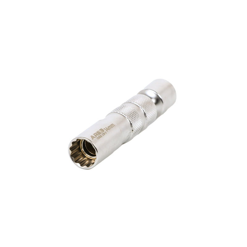 3-Piece 3/8-Inch Drive Magnetic Swivel Spark Plug Socket Set with Thin Wall and Extensions