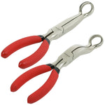 2-Piece Offset Spark Plug Boot Removal Pliers Set