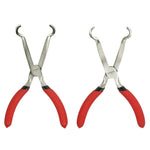 2-Piece Offset Spark Plug Boot Removal Pliers Set