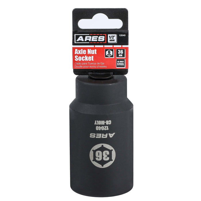 EGOFIX 1/2 Drive Deep Impact Socket, 34mm Metric Socket, Axle Nut EGOFIX 1/2 Drive Deep Impact Socket, 34mm Metric Socket, Axle Nut