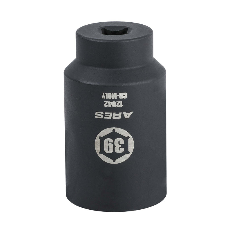 39mm 1/2-Inch Drive 6 Point Axle Nut Socket
