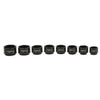 8-Piece 3/8-Inch Drive Low Profile Fuel and Oil Filter Socket Set
