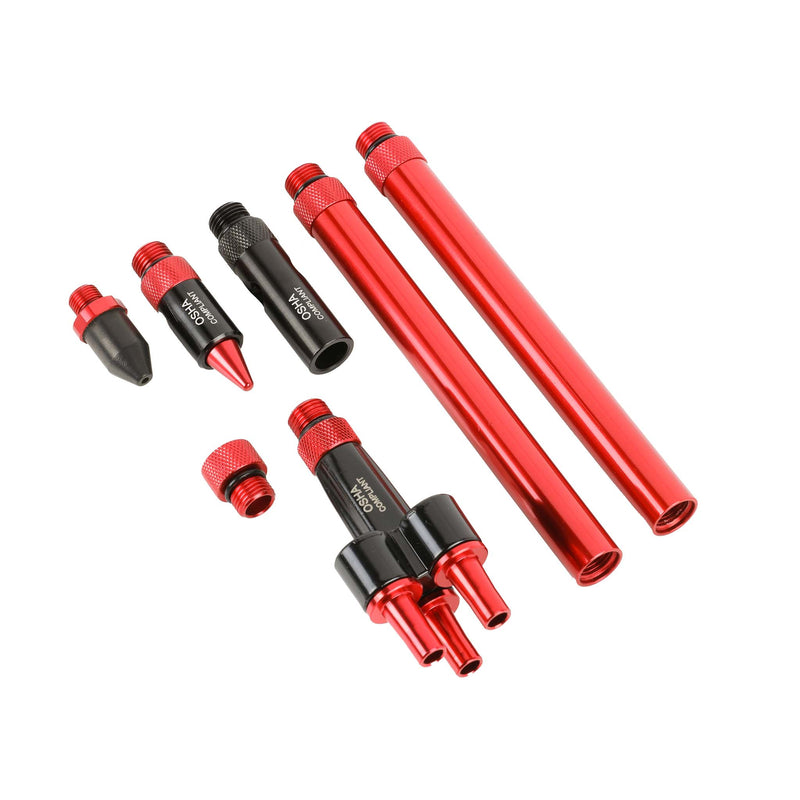 7-Piece High Flow Air Blow Gun Nozzle and Extension Accessory Set