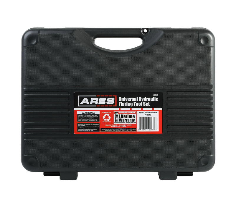 ARES 18010 - Juego de herramientas de abocardado hidráulico universal