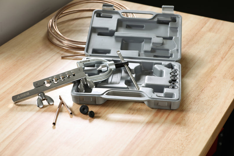 Double Flaring Tool Set with Extra Adapters