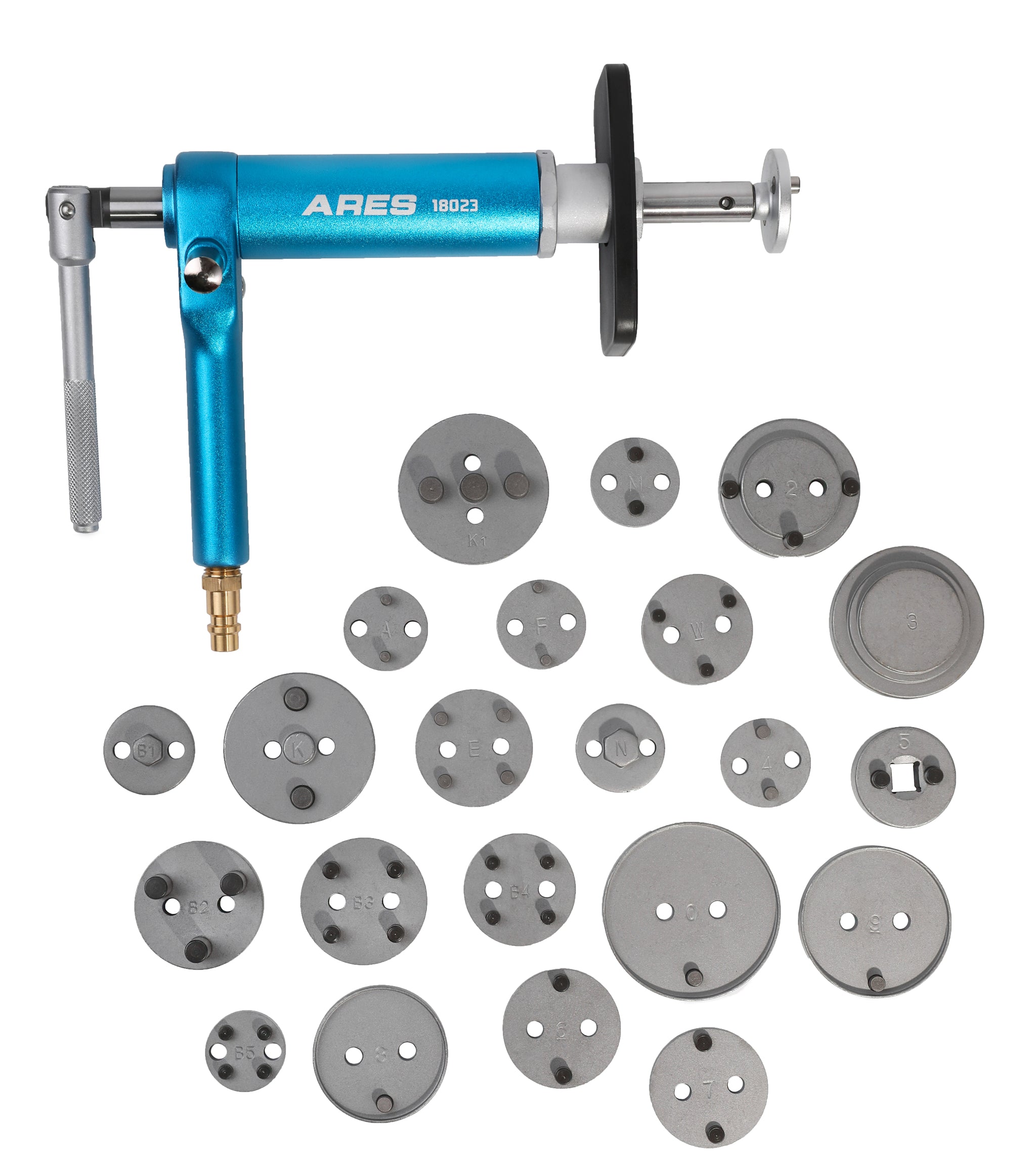 23-Piece Brake Caliper Wind Back Tool Set – ARES Tool, MJD