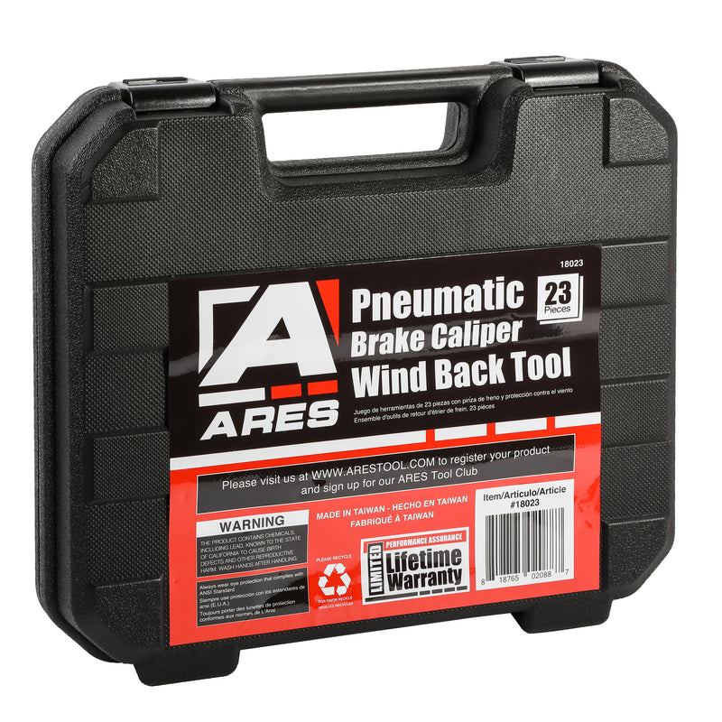 23-Piece Brake Caliper Wind Back Tool Set