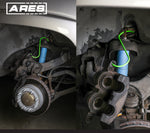 4-Piece Green Brake Caliper Hanger Set